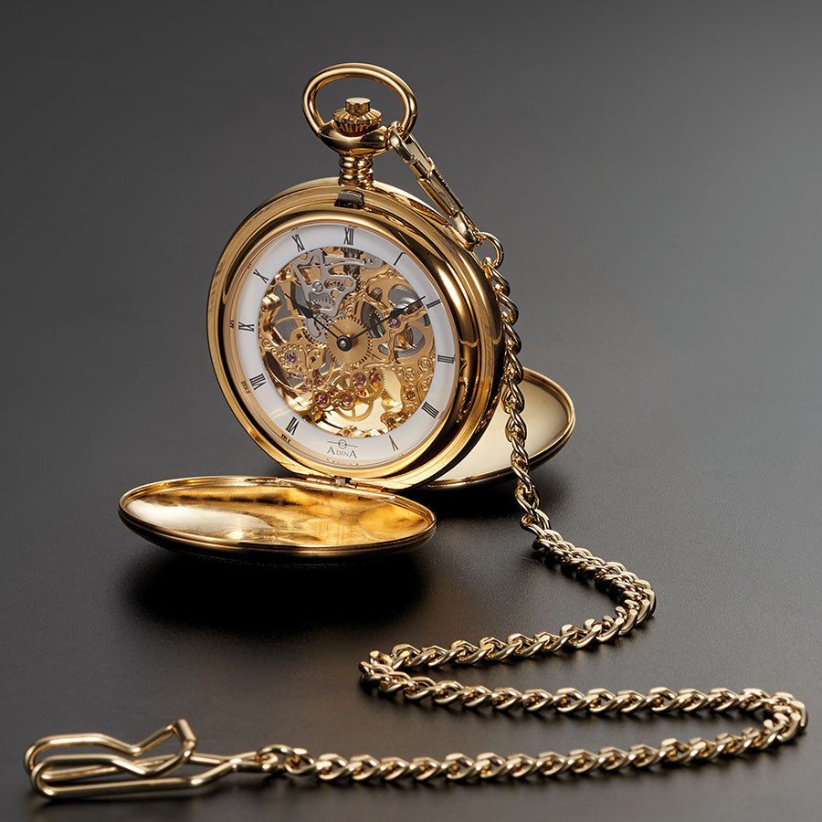 Kensington Mechanical Double Hunter Pocket Watch